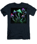 3 Trippy Mushrooms Colorful Funky 60s Psychedelic Style Stellart Studio T-Shirt