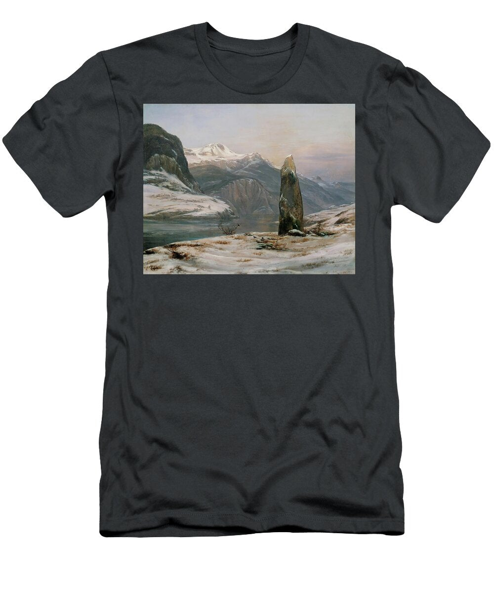 3 Winter At the Sognefjord Johan Christian Dahl T-Shirt