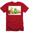 3 Wooden Duck Against the Flow Allan Swart T-Shirt