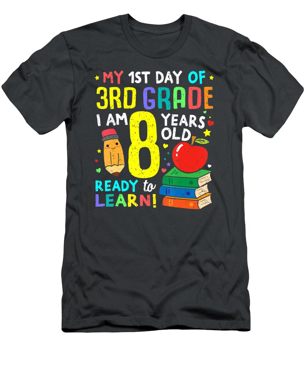3rd Grade Back to First Day of School Boys Girl Bo Ang Ho T-Shirt
