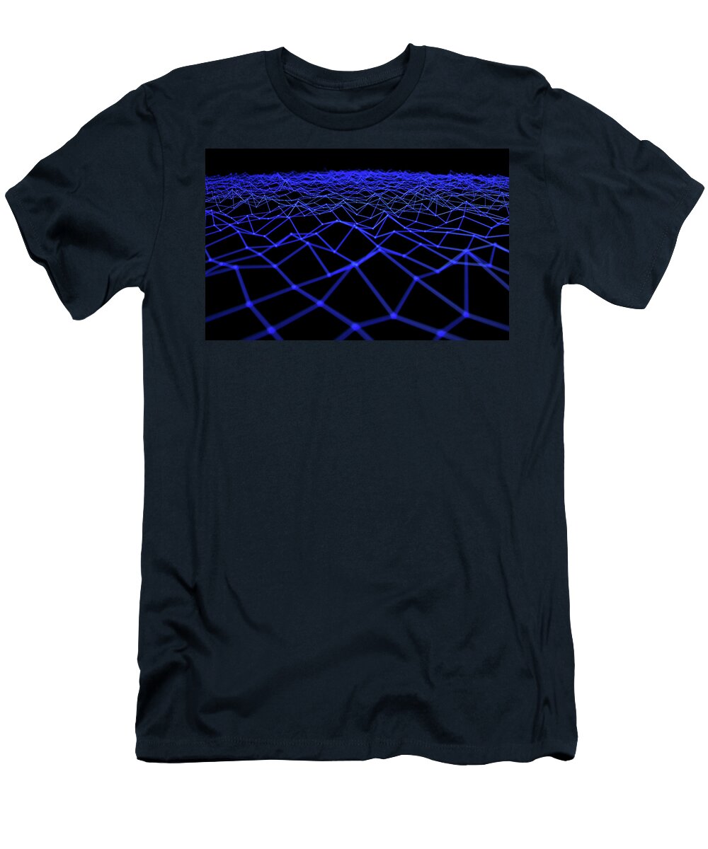 4 Futuristic Plexis Background Allan Swart T-Shirt
