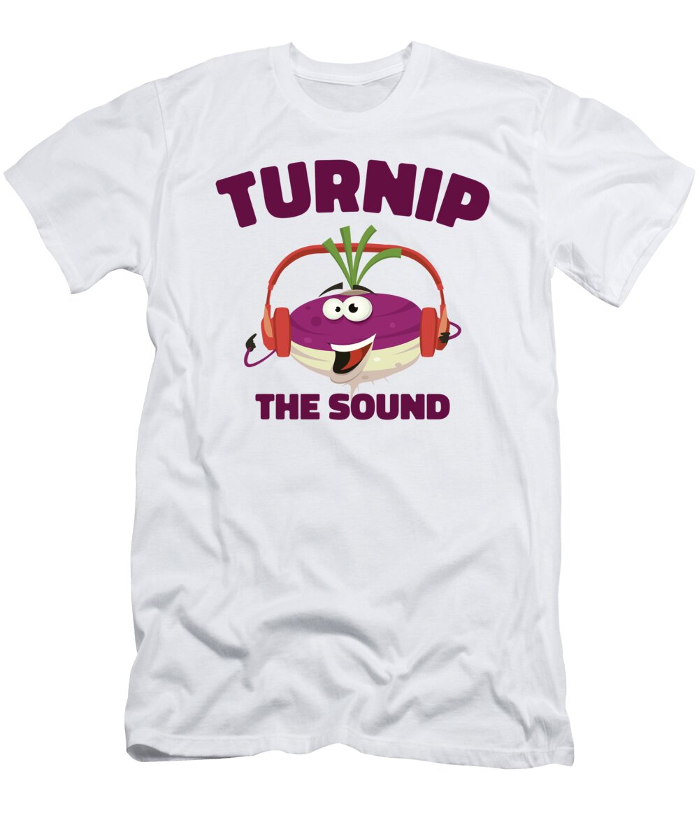 4 Music Turnip Party Music Lover Vegetable Toms Store T-Shirt