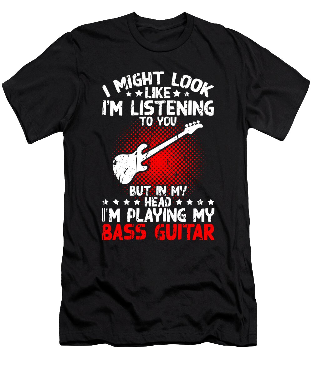 4 Musician Music Guitarist Music Bass Player Bassist Florian Dold Art T-Shirt
