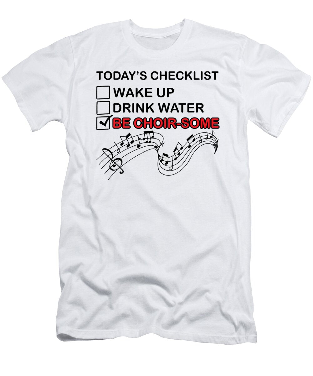 4 Opera Singer Vocalist Checklist Voice Coach Choir Show Toms Store T-Shirt