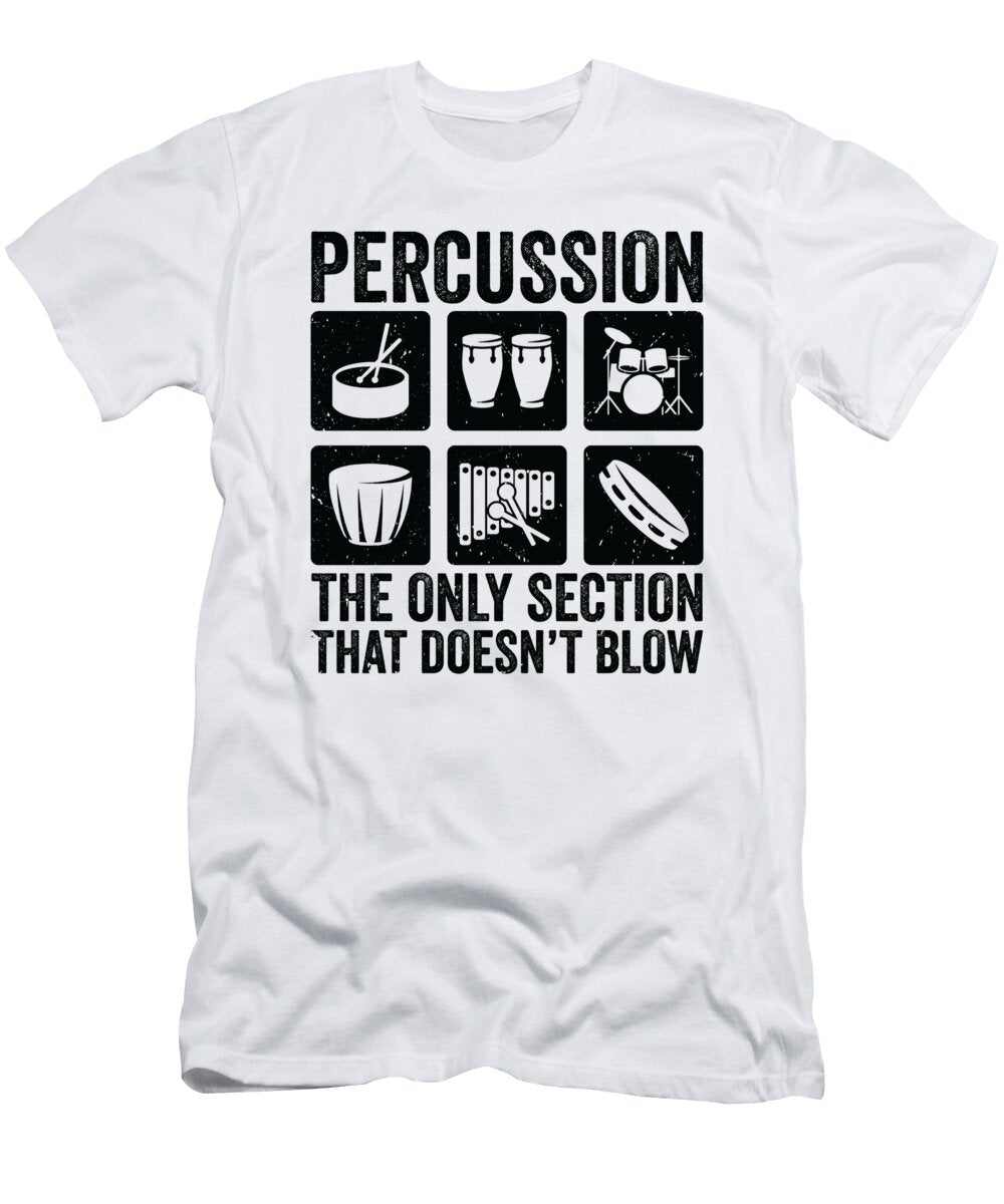 4 Percussion Drummer Drumming Drum Set Toms Store T-Shirt