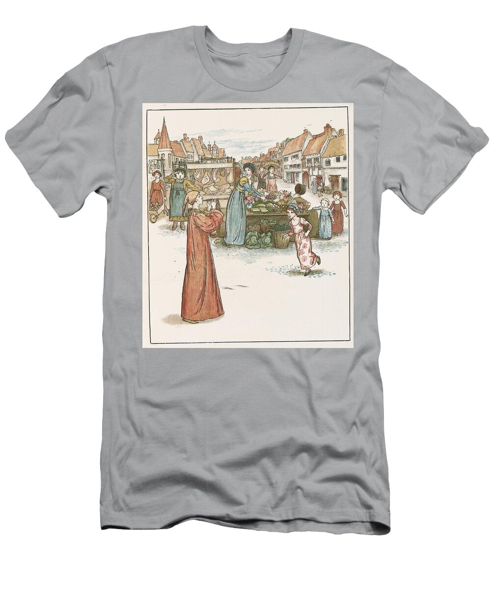 4 the Pied Piper of Hamelin Pl Art Kate Greenaway English T-Shirt