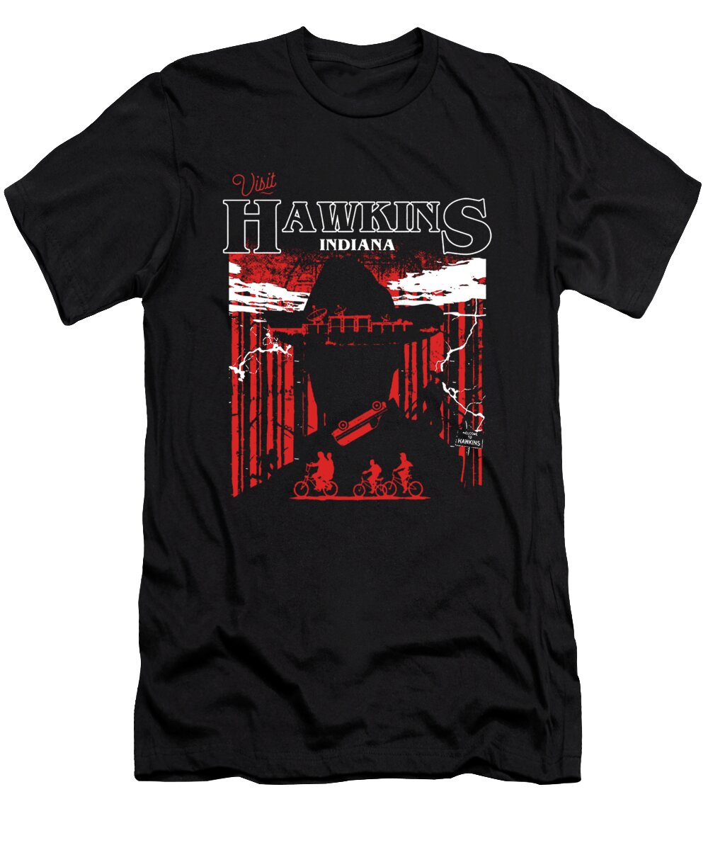 4 Visit Hawkins Sirra Trine T-Shirt