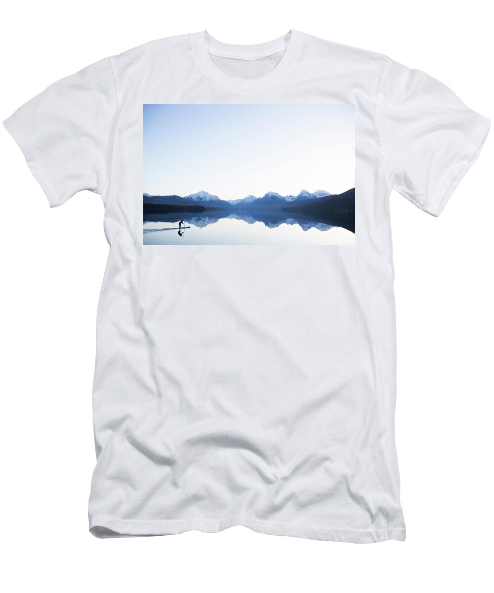 5 a Man Stand Up Paddle Boards Sup Craig Moore T-Shirt