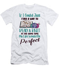 5 Book Lover Knitting Book Reading Arts and Crafts Toms Store T-Shirt
