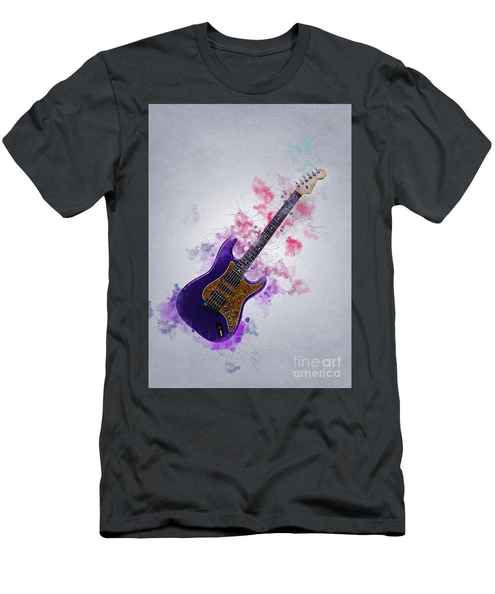 5 Electric Guitar Art Ian Mitchell T-Shirt