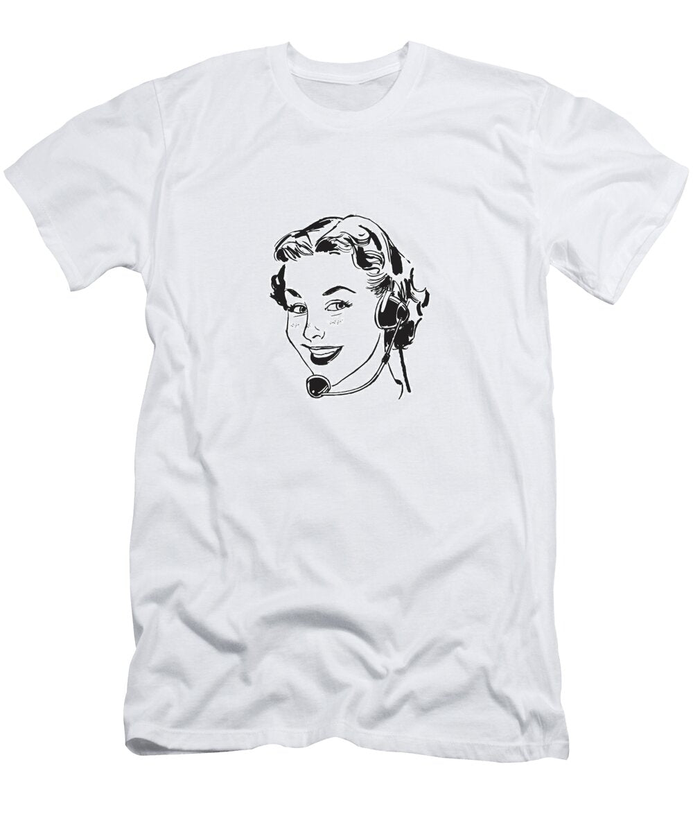 5 Female Telephone Operator Csa Images T-Shirt