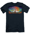 5 Tree of Life in Colorful Trippy Vibrant Abstract Style Stellart Studio T-Shirt