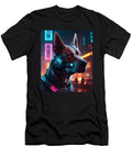 6 Cyberpunk Dog Aesthetic Futuristic Graphic Print Zyneu Gangd T-Shirt
