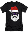 6 Hipster Santa Claus with Sunglasses Funny Gift for Christmas Art Frikiland T-Shirt