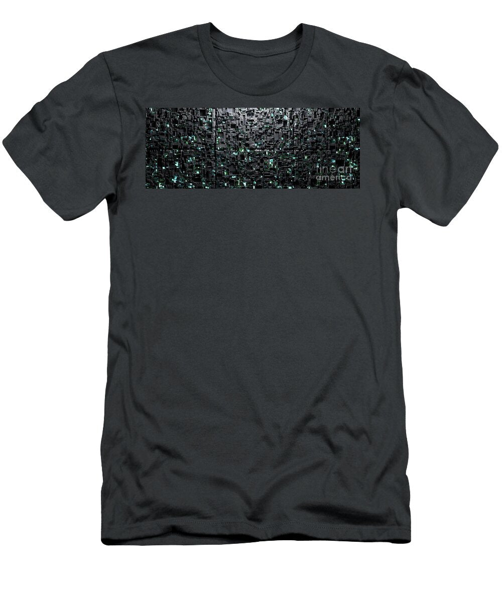 6 Modern Technology Background Circuit Board Like Pattern Michal Bednarek T-Shirt