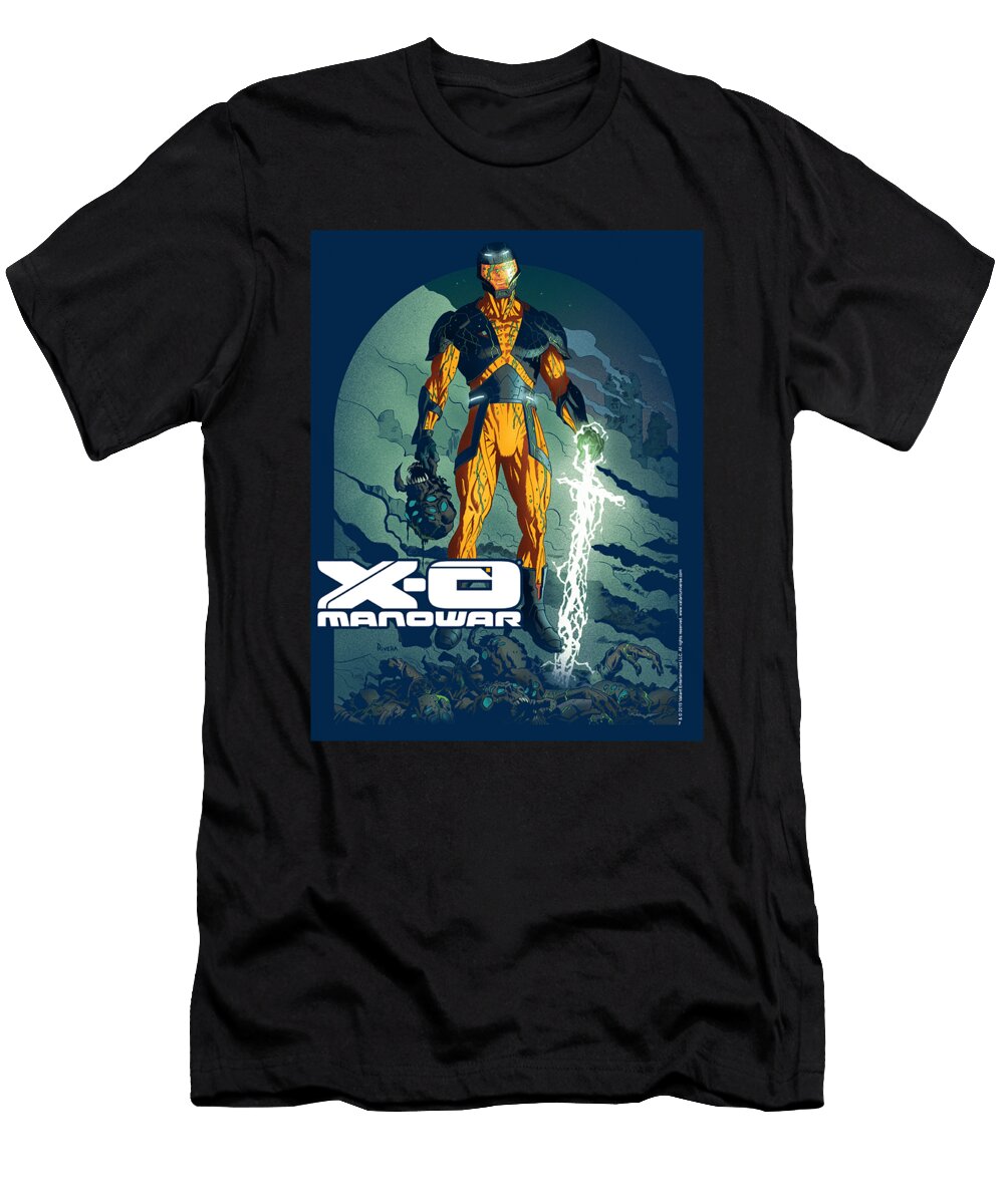 6 X O Manowar Ontro Doughnet T-Shirt
