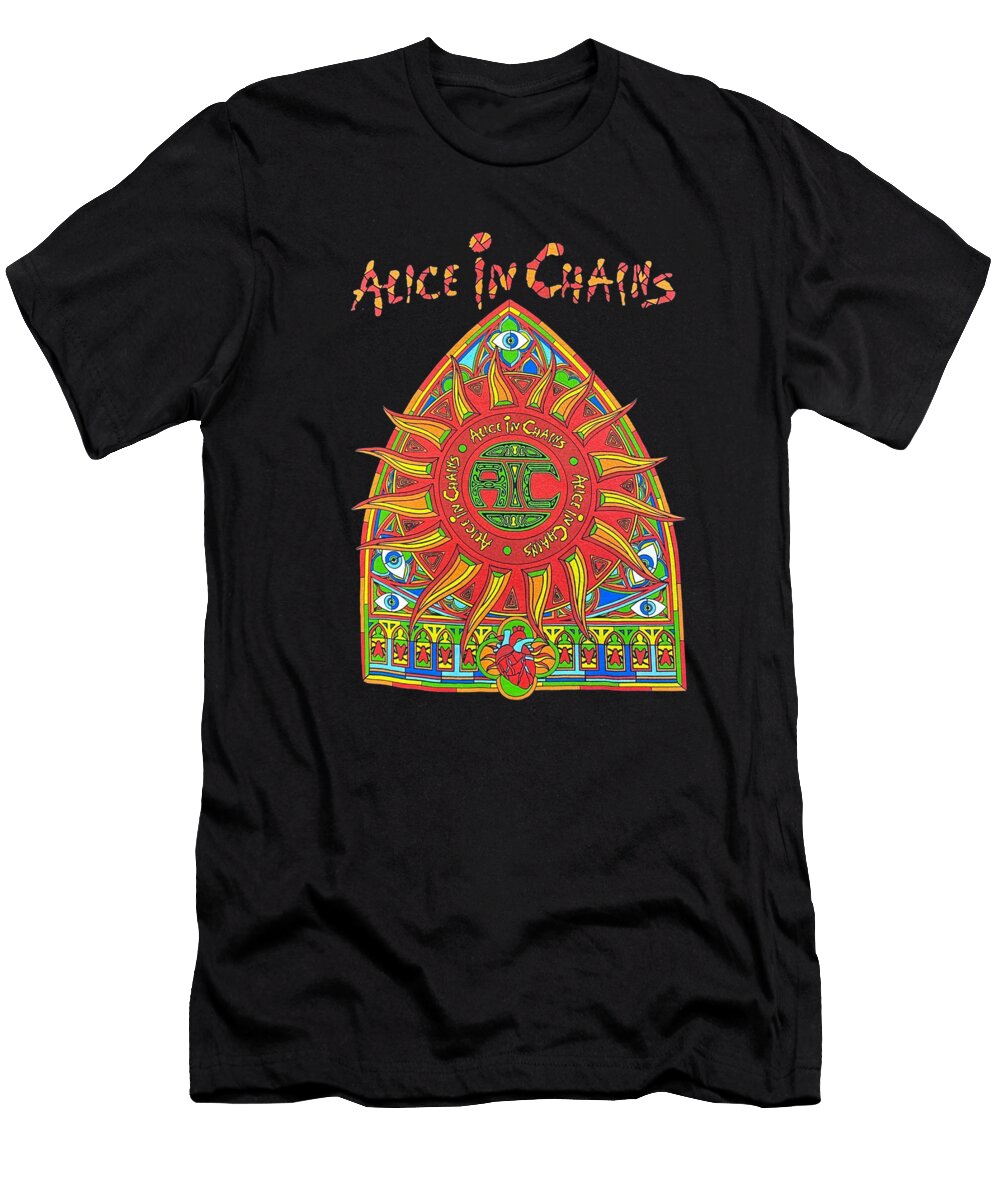 7 Alice in Chains Inered Dyernes T-Shirt