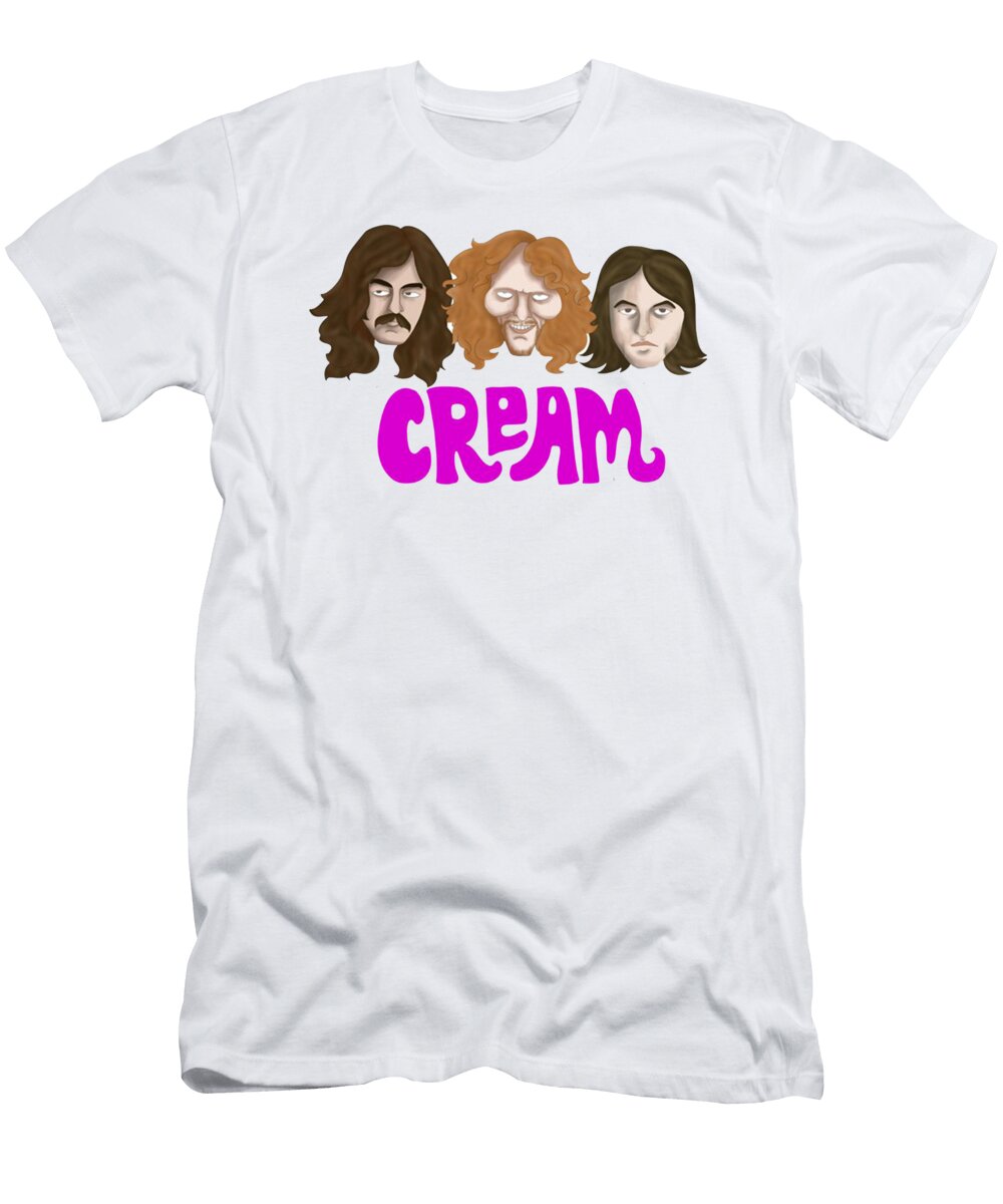 7 Cream Band Inered Dyernes T-Shirt