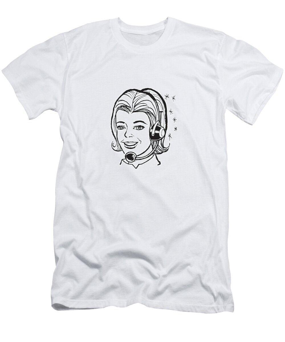 7 Female Telephone Operator Csa Images T-Shirt