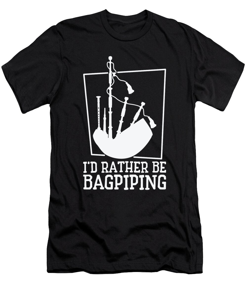 7 Funny Bagpiper Bagpiping Scotsman Musician Player Toms Store T-Shirt