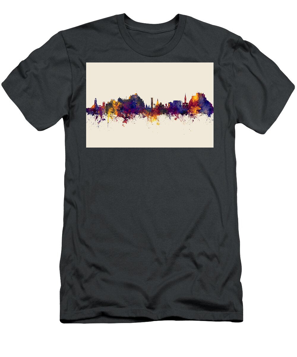 7 Jersey Channel Islands Skyline Michael Tompsett T-Shirt
