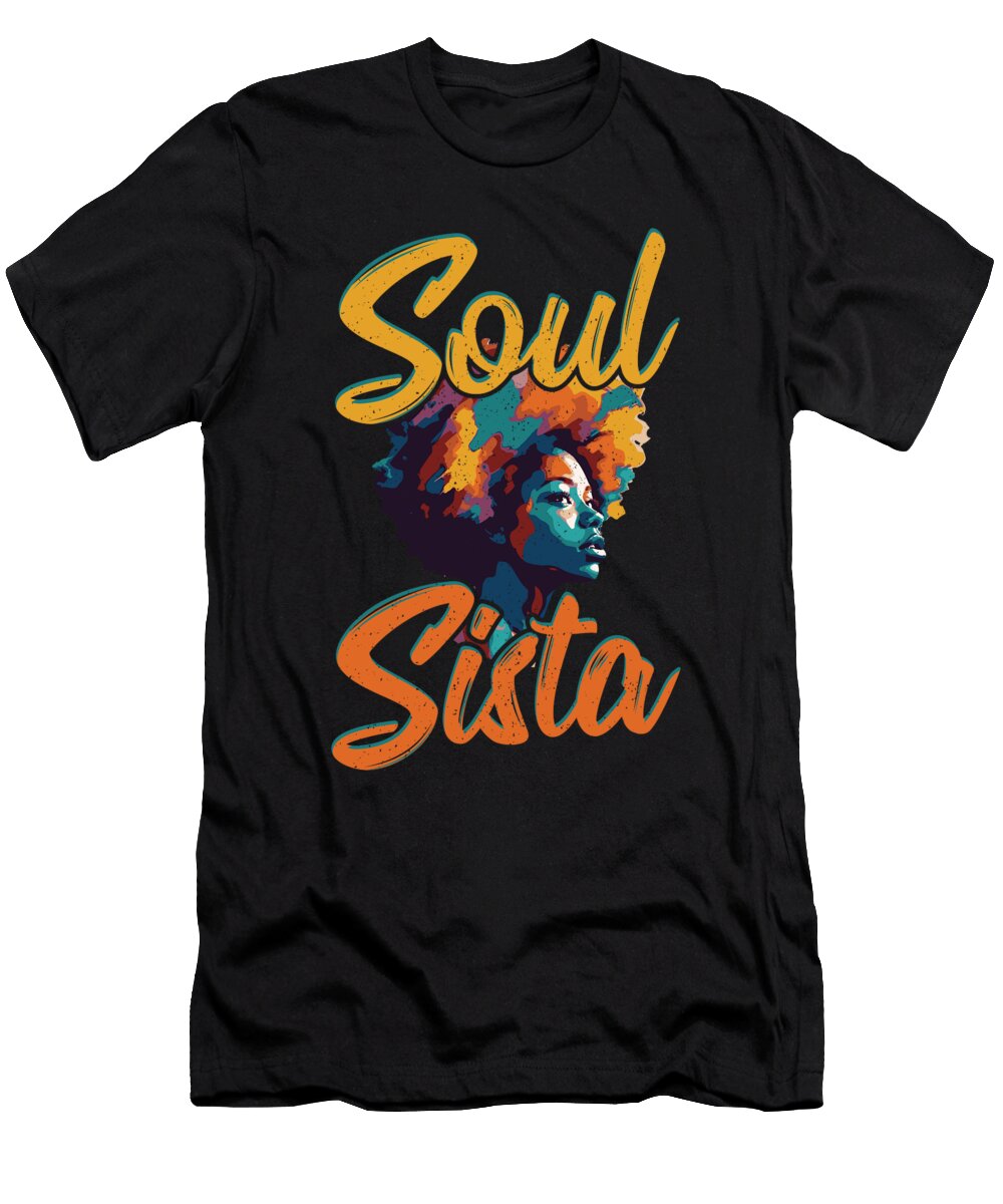 70s Funk Afro Soul Retro Vintage Alessandra Roth T-Shirt