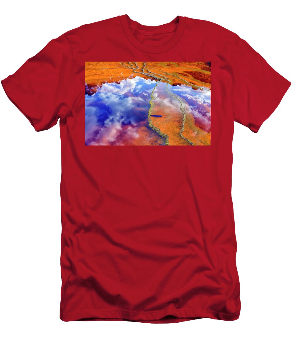 8 Blood Red Mineral Laden Water David Santiago Garcia T-Shirt