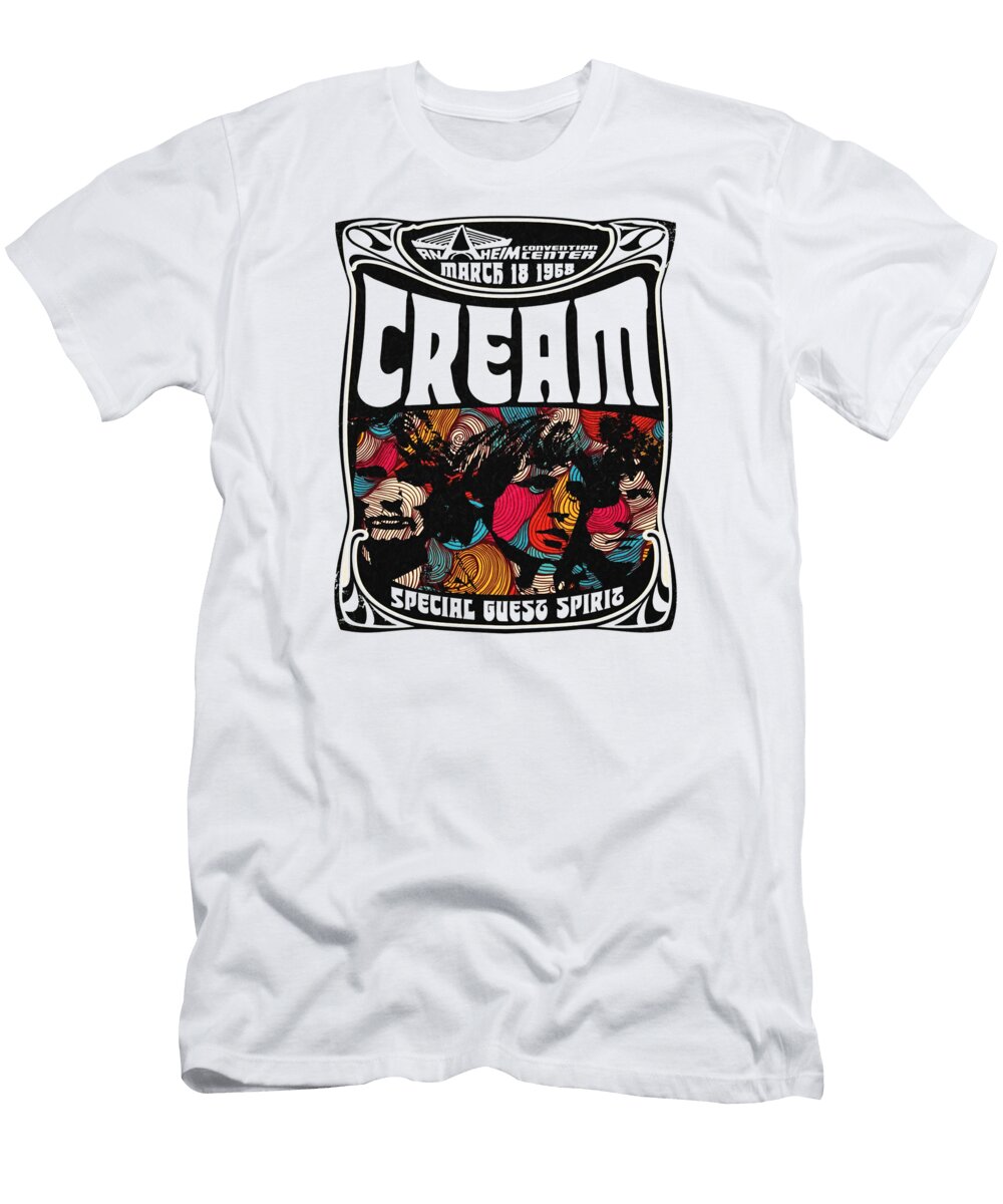 8 Cream Were a Rock Band Power Trio Supergroup in the 1960s Consisting of Bassist Singer Jack Bruce Affa Designs T-Shirt