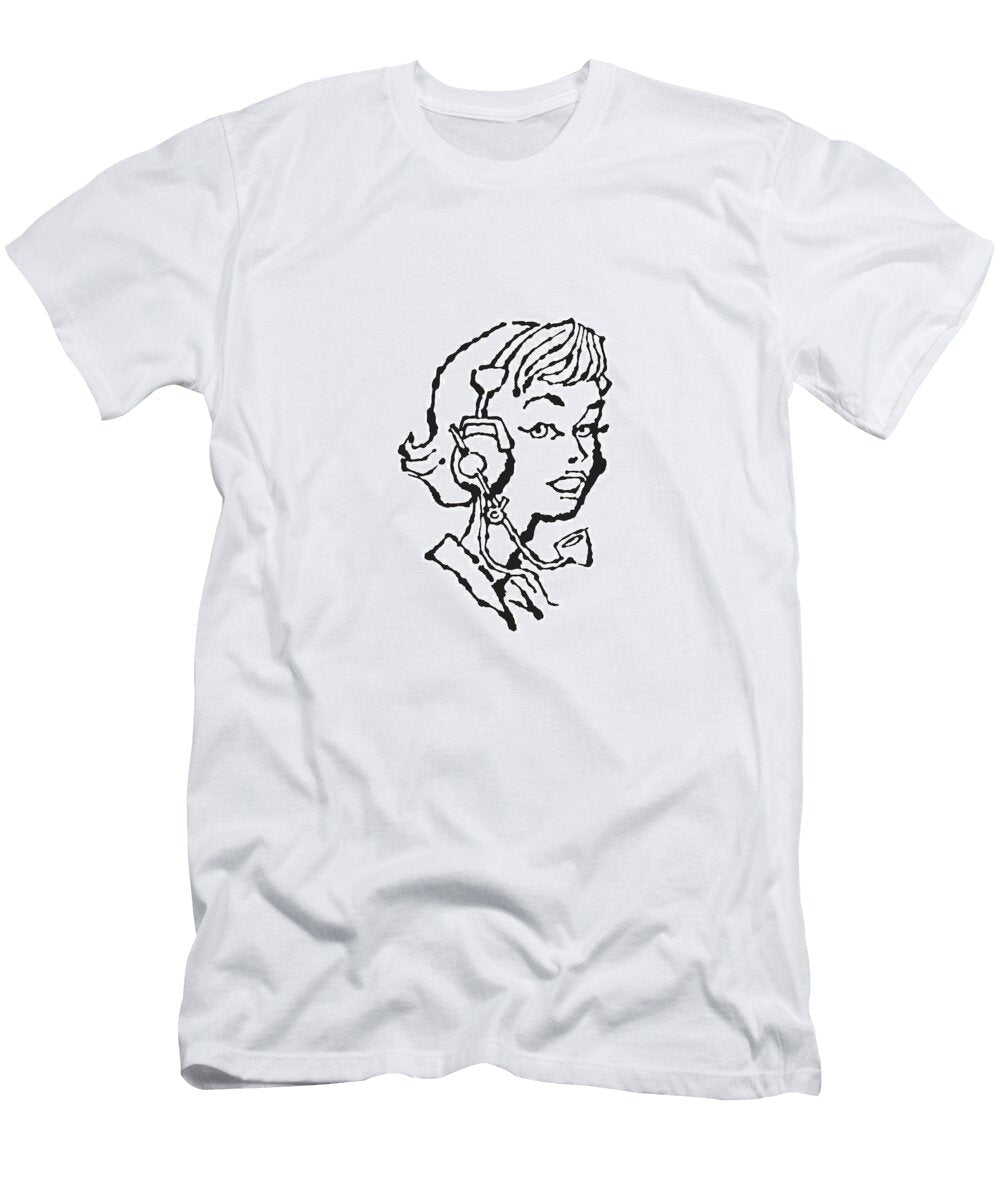 8 Female Telephone Operator Csa Images T-Shirt
