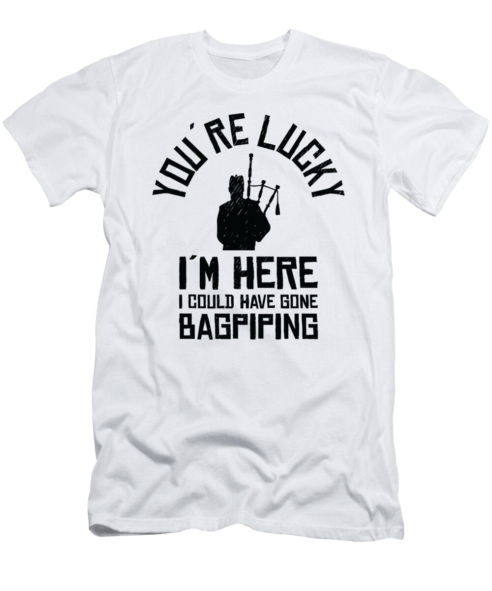 8 Funny Bagpiper Bagpiping Scotsman Musician Player Toms Store T-Shirt