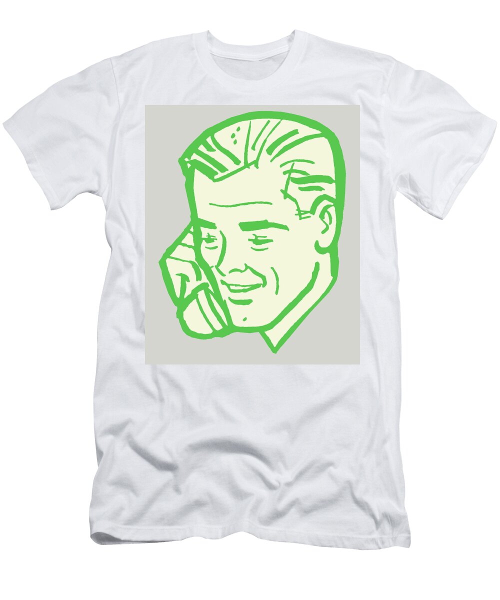 8 Man on Telephone Csa Images T-Shirt