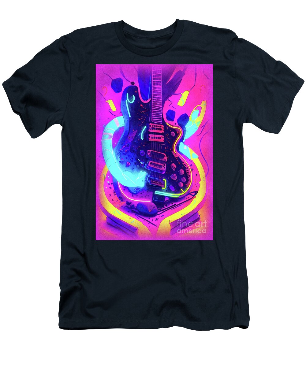 80s Rock Guitar Raphael Terra T-Shirt