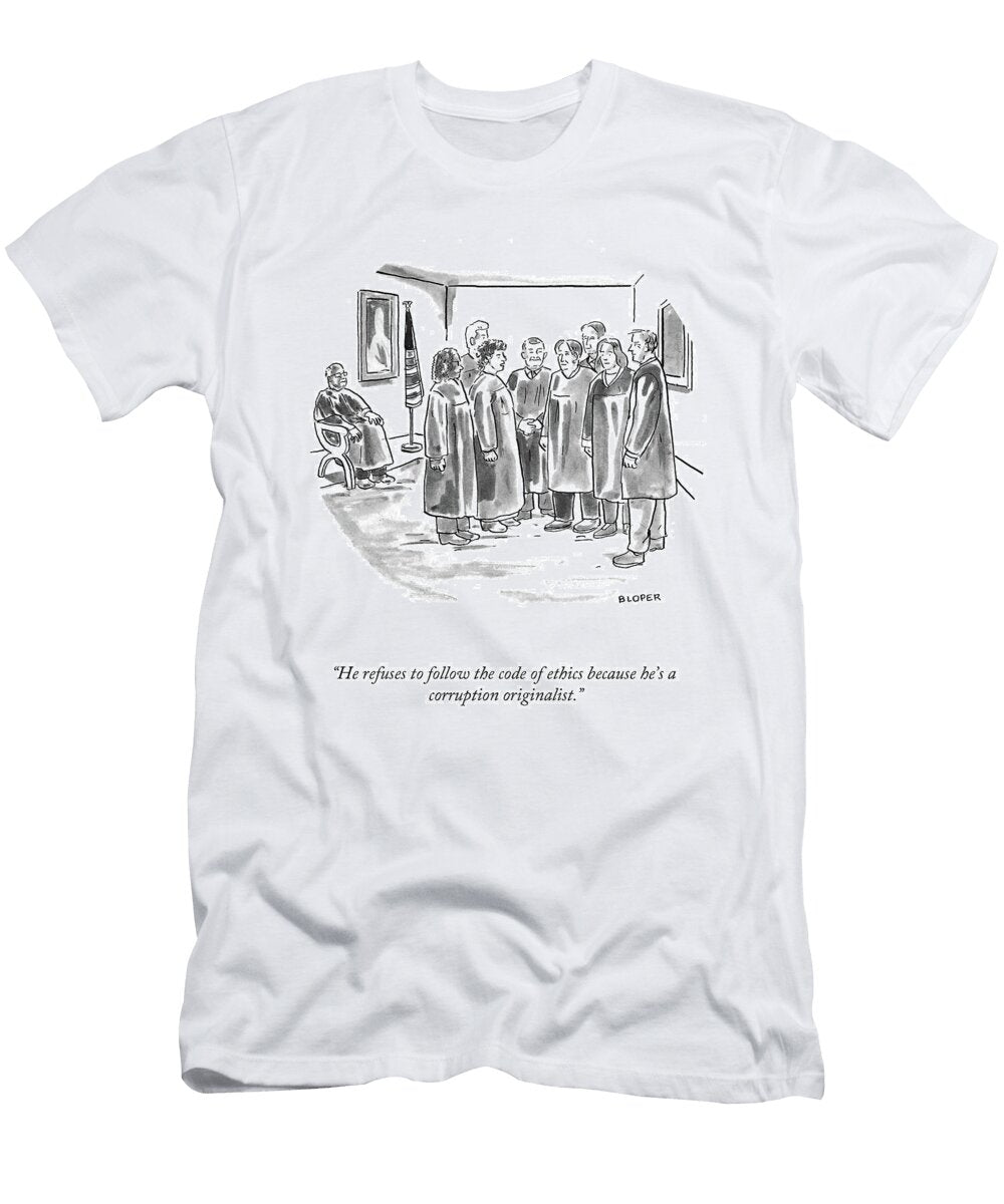 A Corruption Originalist Brendan Loper T-Shirt