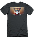 A Digitally Created Puma Head Is Depicted in a Geometric Low Polygon Style Against a Soft Odon Czintos T-Shirt