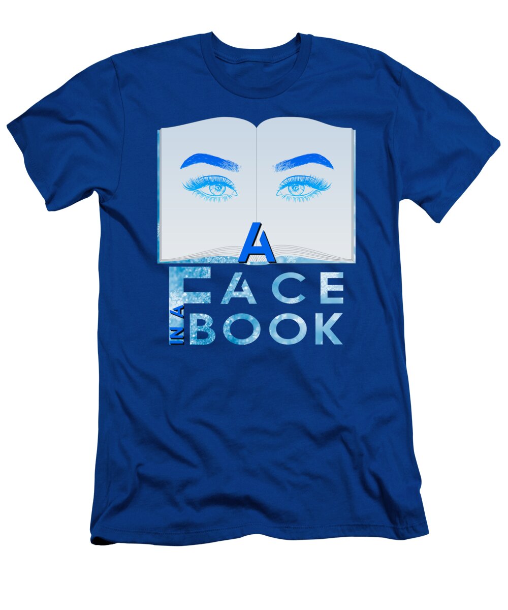 A Face in a Book Combey Lantey T-Shirt