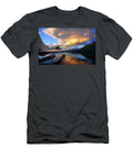 A Float Plane Sits Docked At Sunset Randall Levensaler T-Shirt
