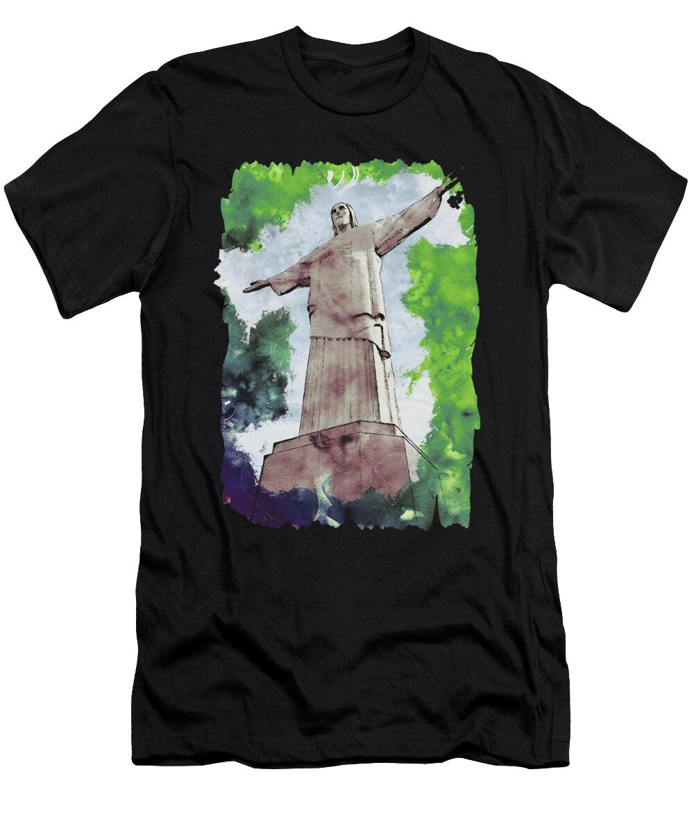 A Hub of Art and Creativity Christ the Redeemer Douxie Grimo T-Shirt