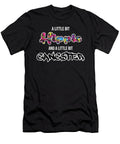 A Little Bit Hippie and a Little Bit Gangster Music Noirty Designs T-Shirt