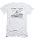 A Man Is Standing Listening to a Gps Voice Roz Chast T-Shirt