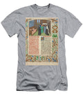 A Monk and Guy S Widow Conversing with the Soul of Guy De Thurno Simon Marmion T-Shirt