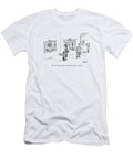 A Mother and Child Stand in Front of Paintings David Sipress T-Shirt