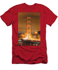 A Night View of the Golden Gate Bridge From Vista Point in Marin County Sausalito California Silvio Ligutti T-Shirt