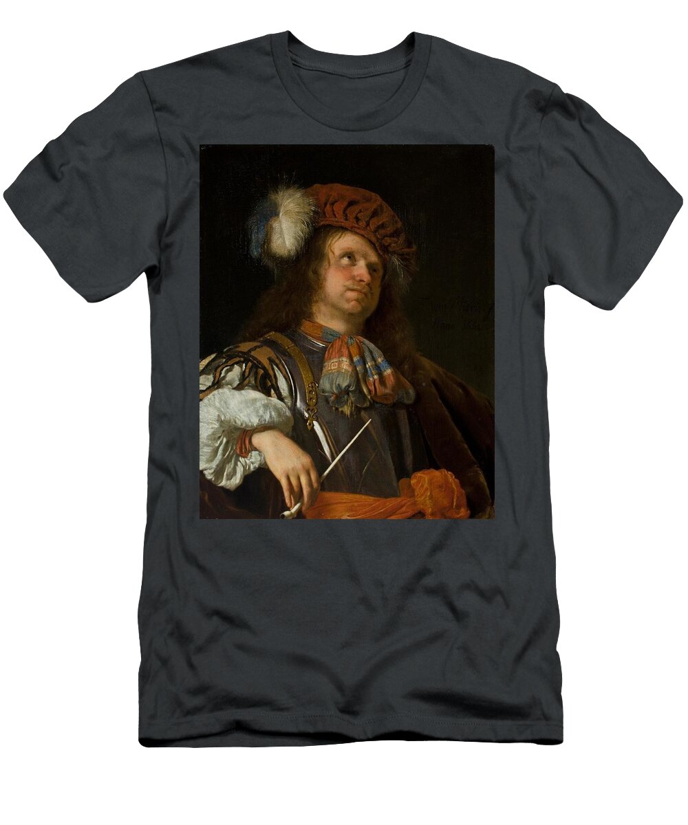 A Soldier Smoking a Pipe Frans Van Mieris the Elder T-Shirt