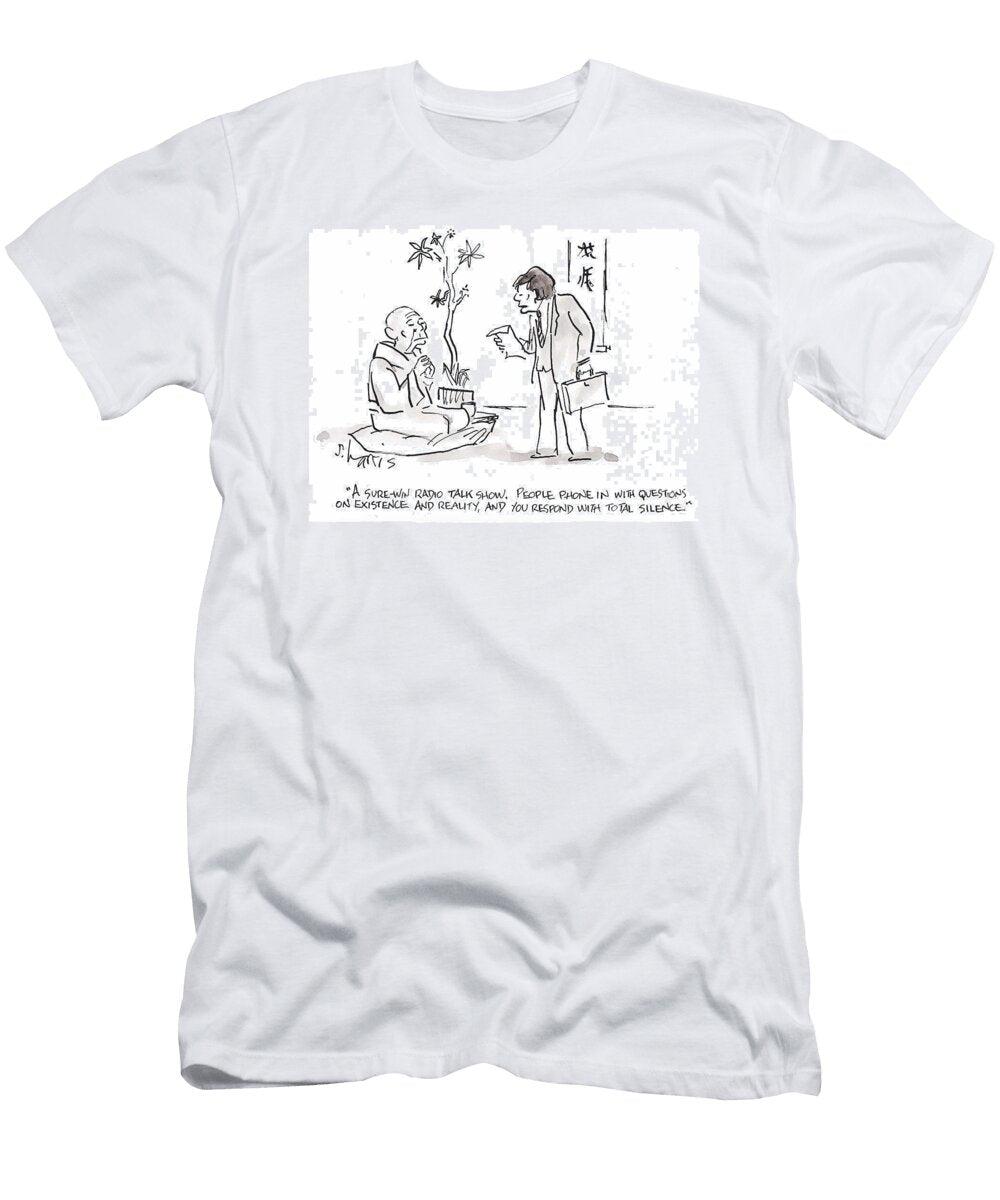 A Sure Win Radio Talk Show People Phone in with Questions Sidney Harris No Index T-Shirt