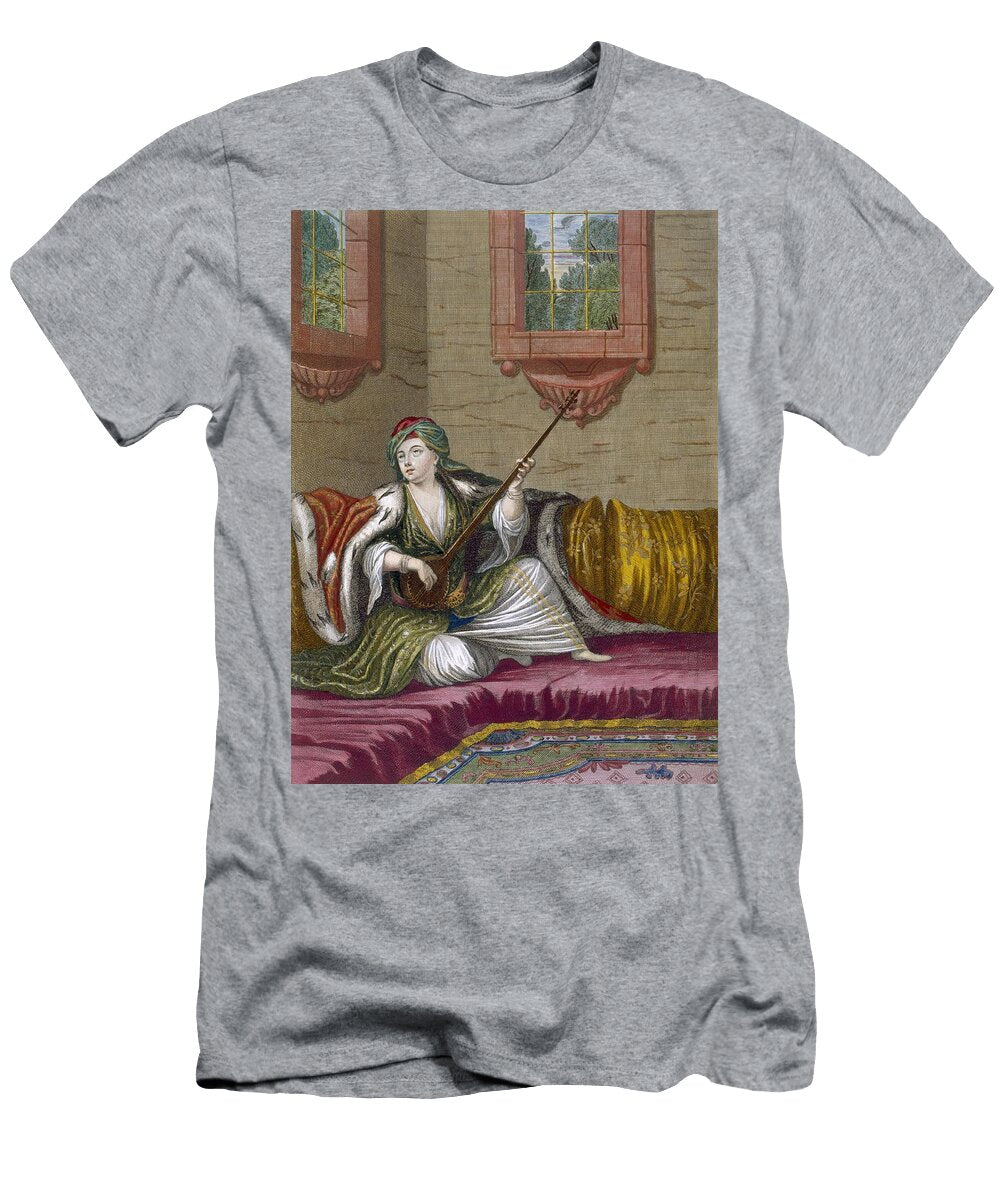 A Turkish Girl Playing the Tehegour French School T-Shirt