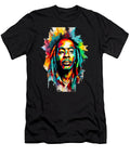 A Vibrant Tribute to Bob Marley Life and Art Artisto T-Shirt