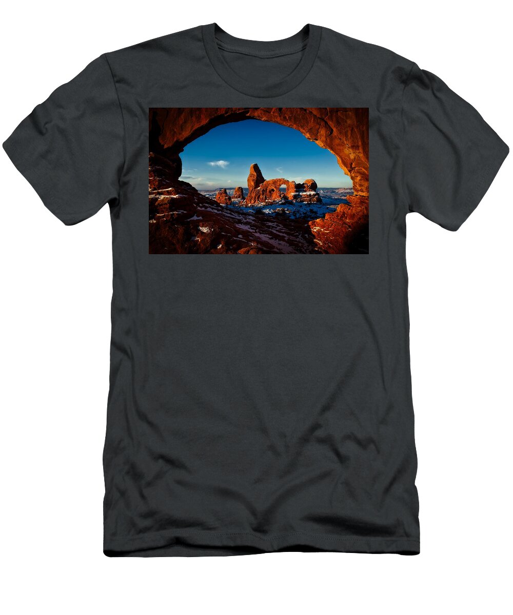 A View Through the Arch Jacob W Frank T-Shirt