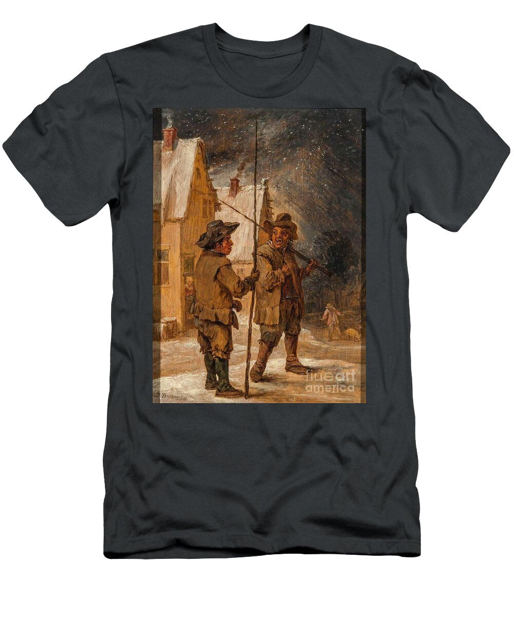 A Winter Scene David Teniers T-Shirt