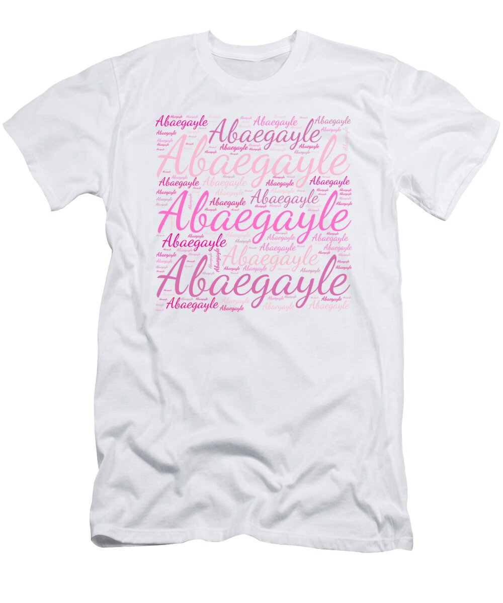 Abaegayle Names Without Frontiers Vidddie Publyshd T-Shirt
