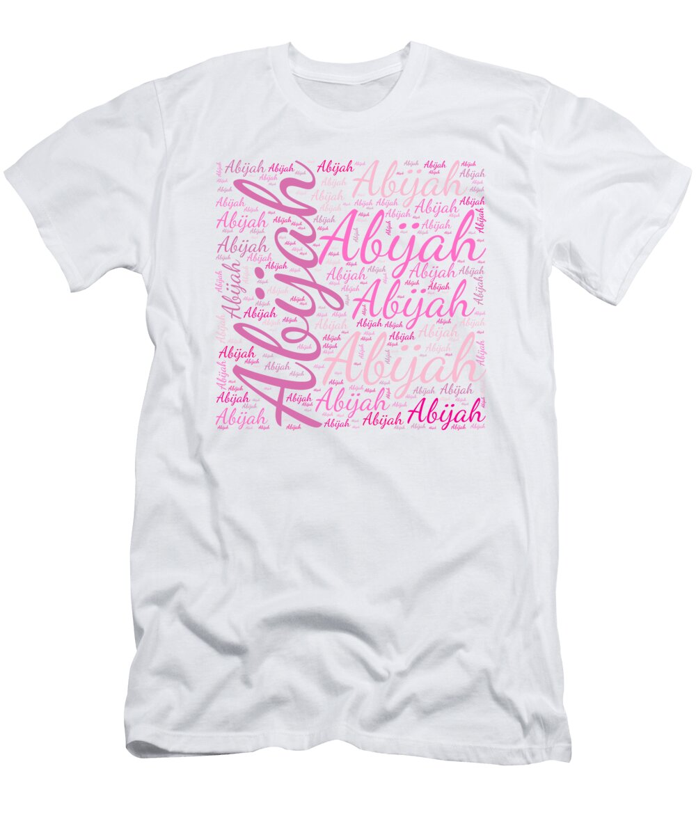 Abijah Names Without Frontiers Vidddie Publyshd T-Shirt
